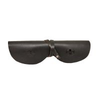 Jl Collections Unisex Leather Lens Shaped Wrapping Spectacle Case ( Code - Jl_3442)