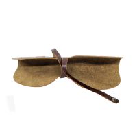 Jl Collections Unisex Leather Lens Shaped Wrapping Spectacle Case ( Code - Jl_3442)