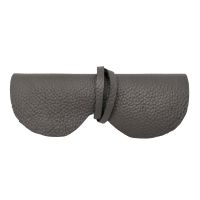 Jl Collections Unisex Leather Lens Shaped Wrapping Spectacle Case ( Code - Jl_3442)
