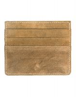 Jl Collections 6 Card Slots Unisex Leather Card Holder