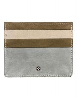 Jl Collections 6 Card Slots Unisex Leather Card Holder