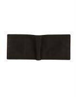 Jl Collections Mens Black Genuine Leather Wallet (6 Card Slots)