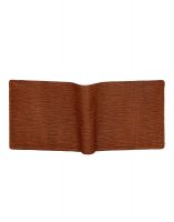 Jl Collections Men's Brown Genuine Leather Wallet (6 Card Slots)