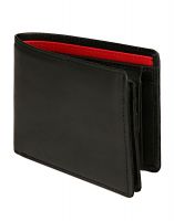 Jl Collections Men's Black Genuine Leather Wallet (13 Card Slots)