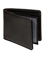 Jl Collections Men's Black Genuine Leather Wallet (18 Card Slots)