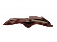 Jl Collections Men's Brown Genuine Leather Wallet With Removable Card Holder (code - Jl_mw_3461)