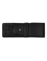 Jl Collections Men's & Women's Black Pen Pouch With Roller And Ball Pen Gift Sets (pack Of 3)
