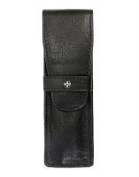 Jl Collections Men's & Women's Black Pen Pouch With Brown Roller & Ball Pen Gift Sets (pack Of 3)
