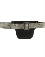 Jl Collections Men's Green Leather Belt Pouch