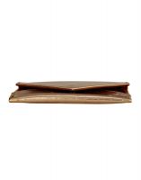 Jl Collections Women's Gold Polyurethane (pu) Credit Card Holder