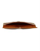 Jl Collections Women's Gold Polyurethane (pu) Credit Card Holder