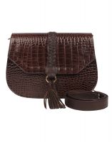 Jl Collections Women's Leather Brown Shoulder Sling Bag
