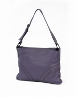 Jl Collections Women's Leather Lavender Shoulder Bag