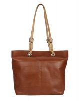 Jl Collections Women's Leather Brown Shoulder Bag