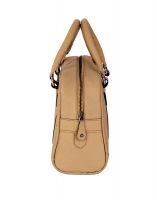 Jl Collections Women's Leather Beige Shoulder Sling Bag