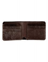 Jl Collections 8 Card Slots Brown Men's Leather Wallet With Card Holder And Pen Pouch Gift Sets (pack Of 3)