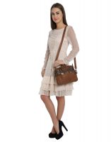 Jl Collections Women's Leather Crossbody Bag