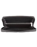 Jl Collections Black Women's Leather Clutch