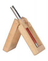 Jl Collections Wooden Brown Pen Holder