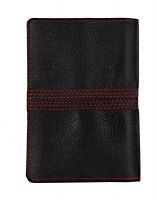 Jl Collections Blue Leather Passport Holder With Gold Luggage Tag Gift Sets (pack Of 3)