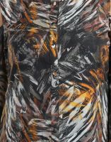 Opus Poly Crepe 3/4 Sleeve Printed Multicolor Women's Shirt (code - Sh_019_mt)