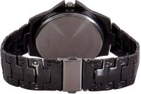 Watches For - Male Round Stainless Steel Analogue Black Dial And Black Band-rosra