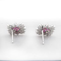 925 Silver & Cz Stone Stud Earring For Girls & Women