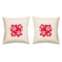 Digital Print Canvas Cushion Cover 16 Inches Set of 4 By Admire Home
