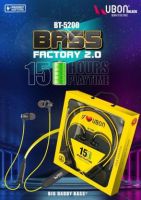Ubon Wireless Earphone Neckband Bt5200 Bass Factory 2.0 Bluetooth Headset