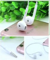 Oppo White Earphone Wired Control With Microphone Speaker Headset For Oppo All Smart Phone - OEM