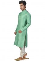 Limited Edition Cotton Silk Regular Fit Self Design Kurta Pajama ( Code - Akakkuset107)