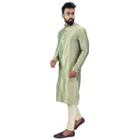 Limited Edition Cotton Silk Regular Fit Self Design Kurta Pajama ( Code - Akakkuset040)