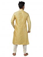 Limited Edition Cotton Silk Regular Fit Self Design Kurta Pajama ( Code - Akakkuset100)