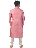 Limited Edition Cotton Silk Regular Fit Self Design Kurta Pajama ( Code - Akakkuset110)