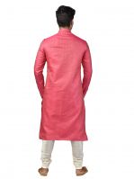 Limited Edition Cotton Silk Regular Fit Self Design Kurta Pajama ( Code - Akakkuset123)