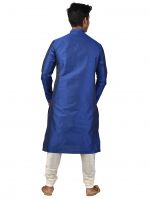 Limited Edition Cotton Silk Regular Fit Self Design Kurta Pajama ( Code - Akakkuset126)