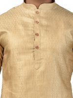 Limited Edition Cotton Silk Regular Fit Self Design Kurta Pajama ( Code - Akakkuset115)