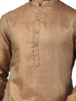 Limited Edition Cotton Silk Regular Fit Self Design Kurta Pajama ( Code - Akakkuset116)