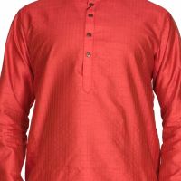 Limited Edition Cotton Silk Regular Fit Self Design Kurta Pajama ( Code - Akakkuset0040)
