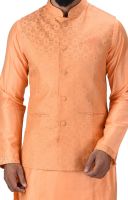 Men Kurta, Ethnic Jacket And Pyjama Set Cotton Silk ( Code - Ethset020)