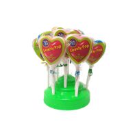 Tom Joy Lovelypop Heart Lollipop Tasty Candy 30 G (50 Pieces In 1 Box)