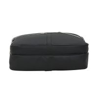 Aquador Laptop Cum Messenger Bag With Black Faux Vegan Leather- ( Code -ab-s-1460-black )