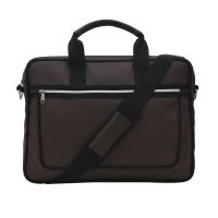 Aquador Laptop Cum Messenger Bag With Brown Faux Vegan Leather- ( Code -ab-s-1467-brown)