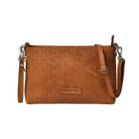 Aquador Tan Genuine Leather Sling Bag(ab-s-1468-tan)