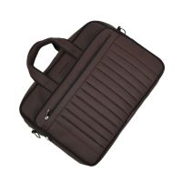 Aquador Laptop Cum Messenger Bag With Brown Faux Vegan Leather(ab-s-1520-brown)