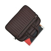 Aquador Laptop Cum Messenger Bag With Brown Faux Vegan Leather(ab-s-1520-brown)