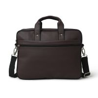 Aquador Laptop Cum Messenger Bag With Brown Faux Vegan Leather(ab-s-1526-brown)