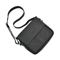 Aquador Messenger Bag With Black Faux Vegan Leather(ab-s-1515-black)