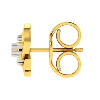 Avsar Real Gold And Diamond Seema Earring (code - Ave312yb)