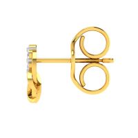 Avsar Real Gold And Diamond Diksha Earring (code - Ave315yb)